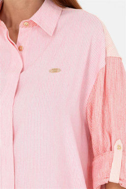 U. S. Polo Assn Женское розовое тканое платье - U.s. polo assn фото 14