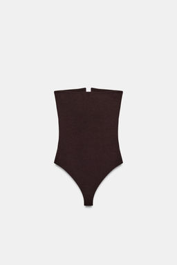BODY BANDEAU STRETCH / Marr?n oscuro - Zara фото 6