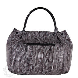 Сумка женская кожаная 8057-8-41 gray purple Polina&Eiterou/30 в Новосибирске