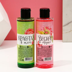 Подарочный набор косметики Красота в тебе, гель для душа 200 мл и пена для ванны 200 мл, Чистое счастье  фото 3