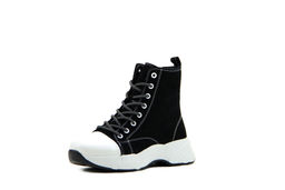 Ботинки 215.2021.Black/Шерсть