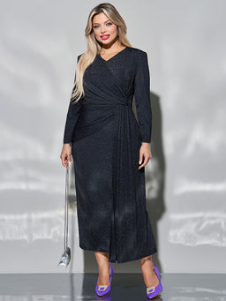 Платье Мирелла 0396-1амх черный кристалл