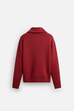 LIMITED EDITION ZIP NECK SWEATER - Zara фото 6