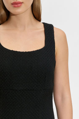 Сарафан прилегающего силуэта из твида - Mollis фото 3