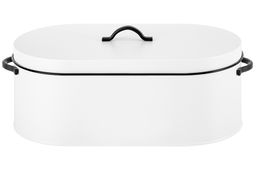 Хлебница 34,5*18*15 см Белая с крышкой, овальная - Elan gallery фото 8