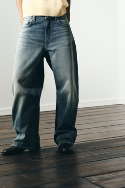 TRF MID-WAIST BAGGY BALLOON JEANS - Zara фото 2