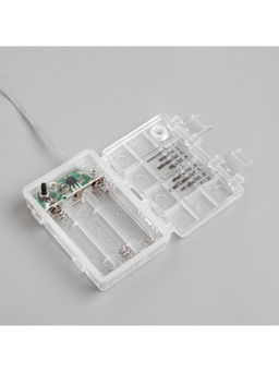 Гирлянда Нить 5 м, роса, IP65, серебристая нить, 50 LED, 8 режимов, от батареек АА?3, свечение белое - Luazon lighting фото 8