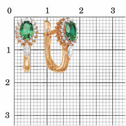 СЕРЬГИ 32110636Р - Красная пресня фото 2