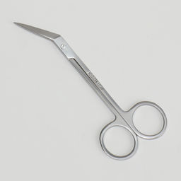 Ножницы педикюрные, загнутые, широкие, 12 см