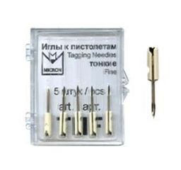 Иглы для этикет-пистолета TNF "Micron" 5 шт в картонной упаковке никель
