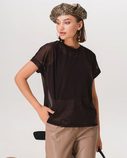 Двойка: Топ на бретельках и футболка-сетка - Sahar art lab фото 3