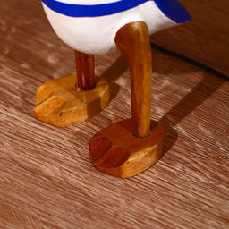 Сувенир «Утка в тельняшке», 25 см, дерево