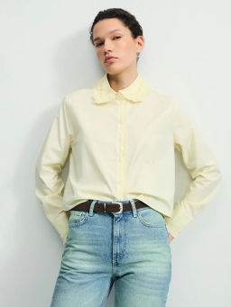 Рубашка прямого кроя с рюшами / Zarina  фото 2