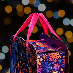 Коробка новогодняя подарочная складная «Шервуд», для сладких подарков, 23×9.8×24 см