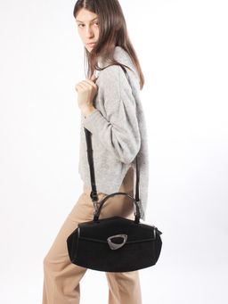 LACCOMA сумка Y2386-F-черный натуральная замша