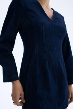 Vestido denim con escote en V - H&m фото 3