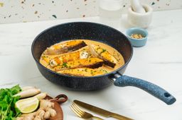 Сковорода Природные минералы линия Сибирь несъемная ручка, 26 см - Нева металл посуда фото 9