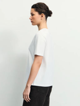 Базовая футболка из хлопка / Zarina  фото 5