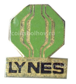 Значок рекламный LYNES