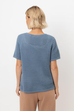 ЕВ 30221/пудрово-синий джемпер жен