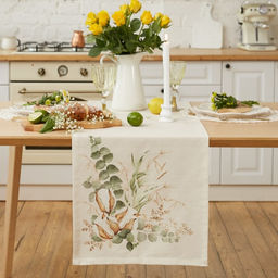 Дорожка на стол Этель Cotton 40×149 см, 100% хлопок, репс 220 г/м², бежевая