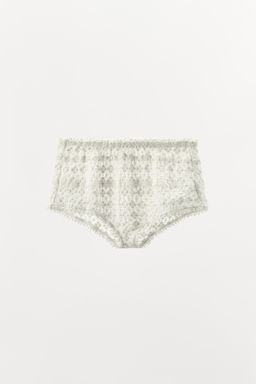 EMBROIDERED MINI SHORTS - Zara фото 4