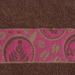 Полотенце 30х60 см, Кофе, коричневый МИКС, 340 гр/м, махра, хлопок - Текстиль центр фото 4