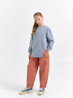 Свитшот облегченный Дымка с фигурным вырезом 7+ - Bungly фото 2