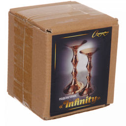 Цена за 2 шт. Подсвечник "INFINITY" 11*9*9 см, Золото