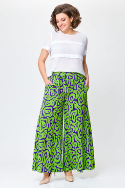 Блуза Swallow 803.2 черный+серебряный узор фото 417