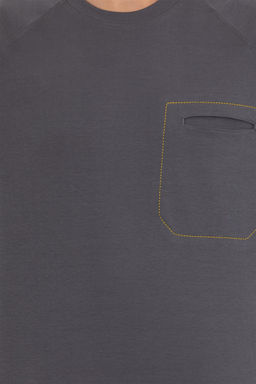 U. S. Polo Assn Мужской комфортный свитшот антрацитового цвета с круглым вырезом - U.s. polo assn фото 12