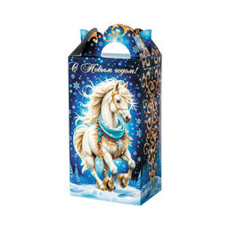 Детский сладкий новогодний подарок Снежинка