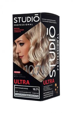 Студио Профешнл 3D ULTRA Крем-Краска д/в тон 10.71 Жемчуж.блонд (50/50/15мл).6 /50366