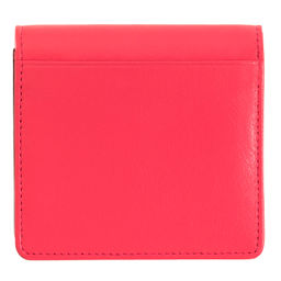 Итальянский кожаный кошелек DuDu серии Flores | малиновый - Dudubags фото 6