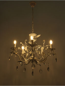 Люстра Astrid=5×40 Вт Е14 белый 60×60×60+50 см