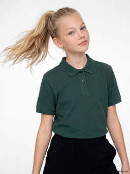 Polo Yaka K?z ?ocuk Pike Ti??rt