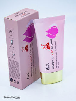 EKEL - КРЕМ СОЛНЦЕЗАЩИТНЫЙ 4 В 1 С ГИАЛУРОНОВОЙ КИСЛОТОЙ HYALURONIC 4 - IN - 1 SUN CREAM, 70 ML фото 4