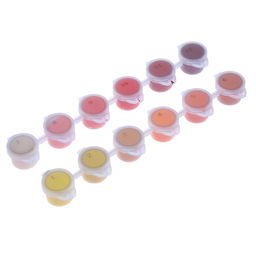 Краска акриловая «Огненное настроение», 12 цветов