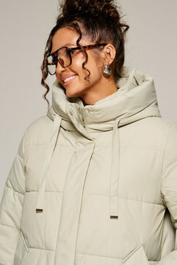 Пальто Beautiful Free 8022 фисташковый