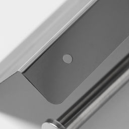 Держатель для туалетной бумаги с полочкой, 18×10×9 см, хромированный