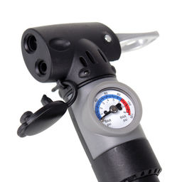Велонасос COMIRON FLY PRO с манометром, литой суперпрочный ABS корпус-моноблок, алюмиевая клипса, 24,5*240мм, 7 бар. шток сталь 8 мм /уп 100/ - ГалеонТрейд фото 4