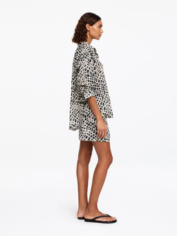 Camisa tipo popover en mezcla de lyocell - H&m фото 4