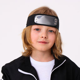 Карнавальный костюм «Ниндзя»: куртка, штаны, повязка, кунаи, рост 134–146 см