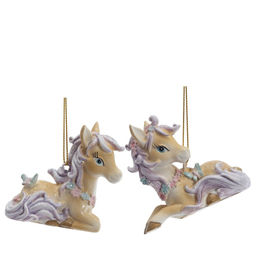 Фигурка декоративная подвесная "Лошадка", L6 W2,5 H6 см, 2в.