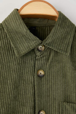 Haki Regular Erkek Gomlek TMNAW26GO00021 - Trendyolmilla фото 3