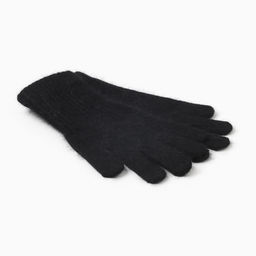 Перчатки женские MINAKU, чёрные, 25 см