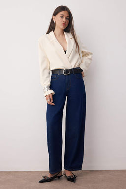 Mavi Yuksek Bel Bol Kesim Baggy Jeans TWOAW26JE00088 - Trendyolmilla фото 3