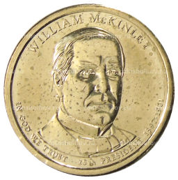 1 доллар 2013 года D США Уильям Мак-Кинли 25-й президент США