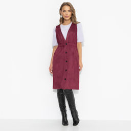 Сарафан из мягкой экозамши, Магическая сила (бордо) - Charutti фото 8