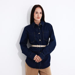 Ремень женский, ширина 2,5 см, винт, пряжка металл, цвет бежевый - Simaland фото 3